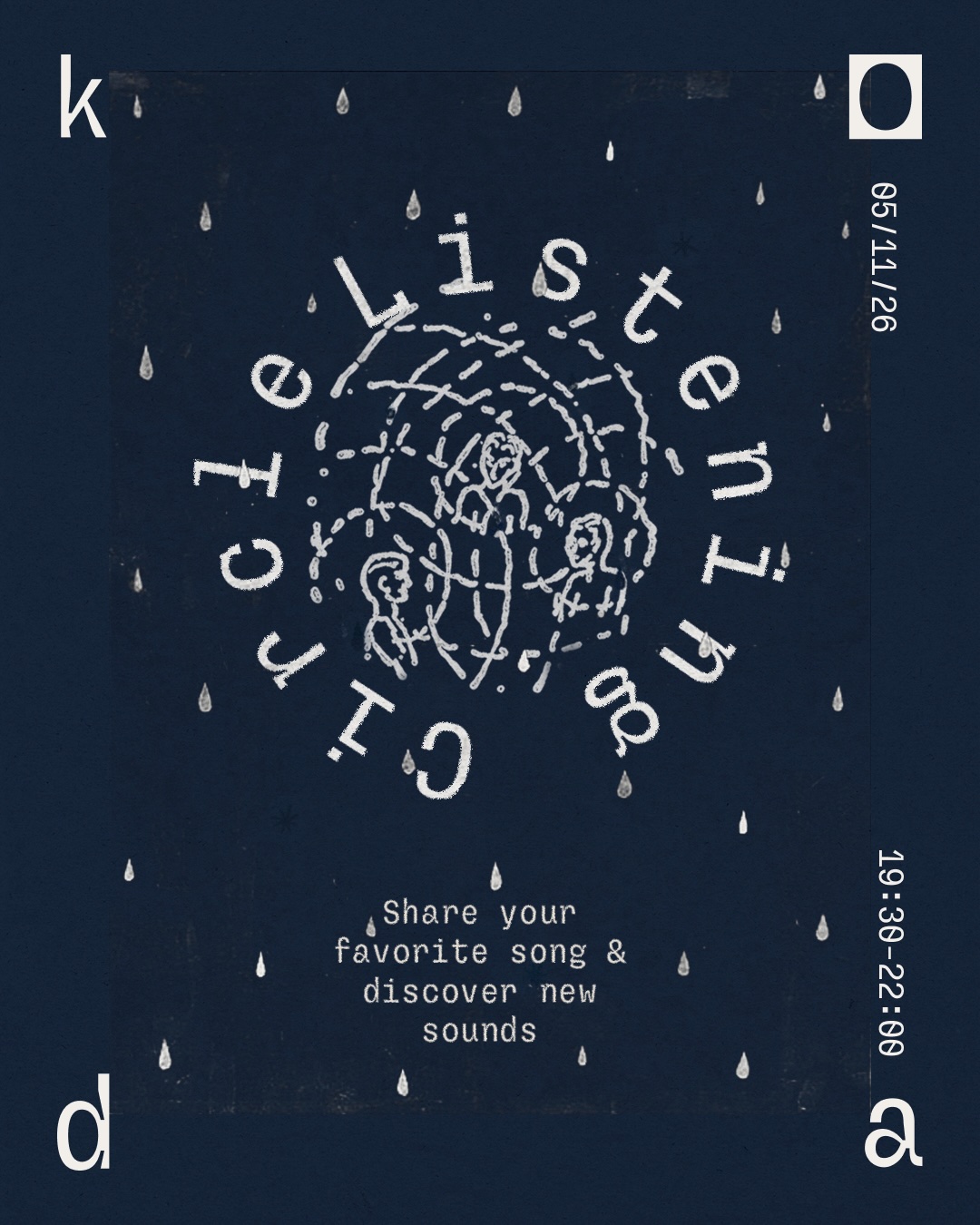Listening Circle: Rain in Koda, Rotterdam
